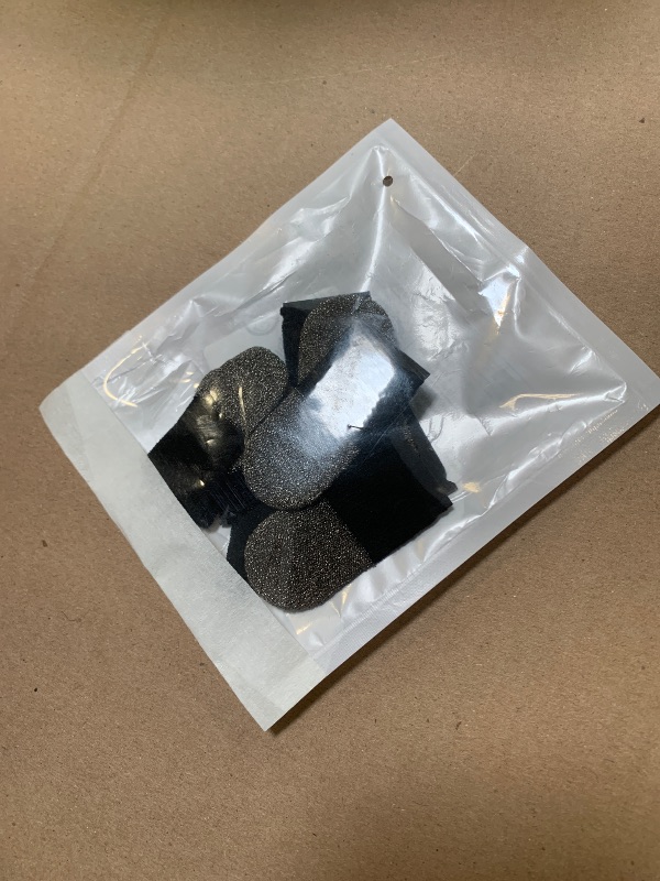 Photo 1 of 10 Pcs Silver Fiber Gaming Finger Sleeves, Finger Cots Anti Sweat Touch Screen Gloves Thumb Protector Compatible with All Touchscreen Devices, Black