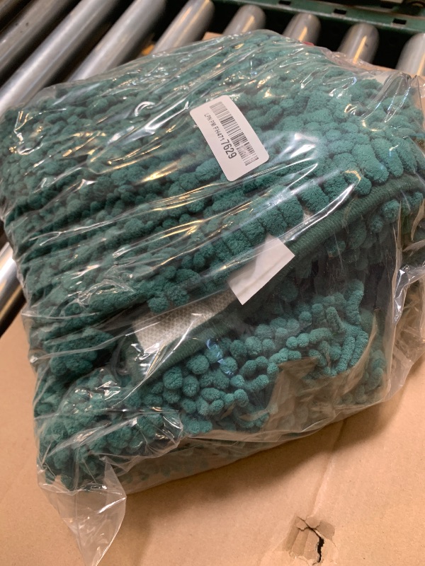 Photo 1 of ACCUMTEK Christmas Striped Deep Green Toilet Bathroom Rug Mat Set 2 piece Rug Ultra Soft, Non Slip Chenille Bath Rugs, Absorbent Plush Shaggy Bath Mats for Bathroom, Bedroom, Kitchen, Shower, Tub