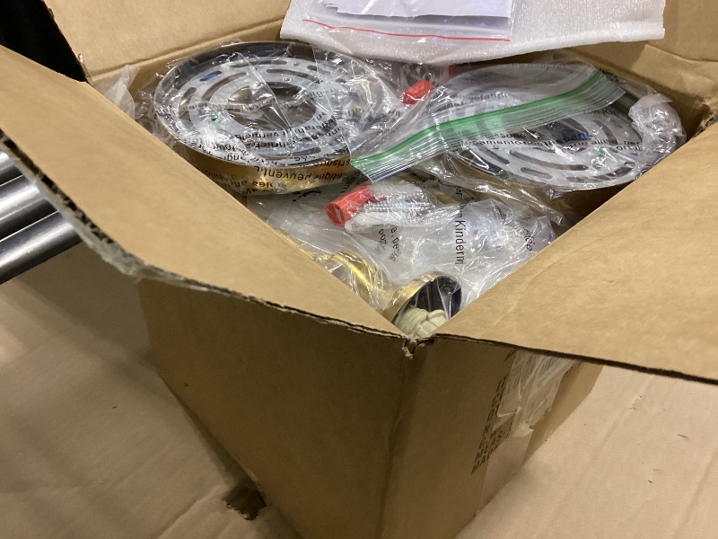 Photo 1 of 2 Pack Pendant Lighting with Clear Glass Shade 