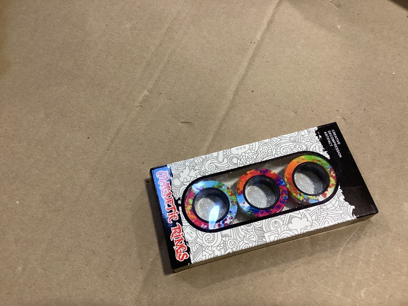 Photo 1 of 3 pcs Magnetic Rings Fidget Toys Spinner Set  