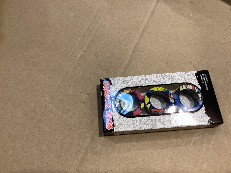 Photo 1 of 3 pcs Magnetic Rings Fidget Toys Spinner Set  
