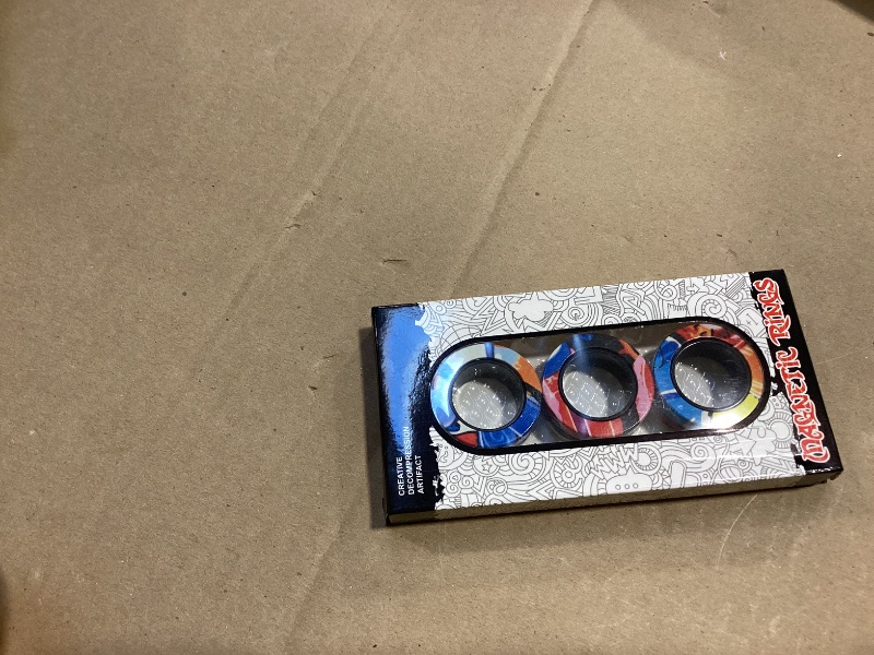 Photo 1 of 3 pcs Magnetic Rings Fidget Toys Spinner Set  