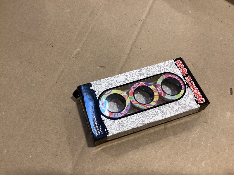Photo 1 of 3 pcs Magnetic Rings Fidget Toys Spinner Set  