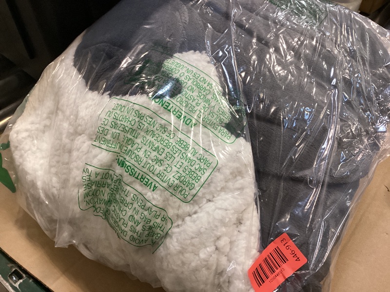 Photo 1 of RALYSUN Electric Heated Blanket 72"x84" Full Size - Dual-Sided with Microplush & Sherpa Fabric, 4 Heat Settings & 10 Hours Auto Off, Machine Washable - Iron Gray