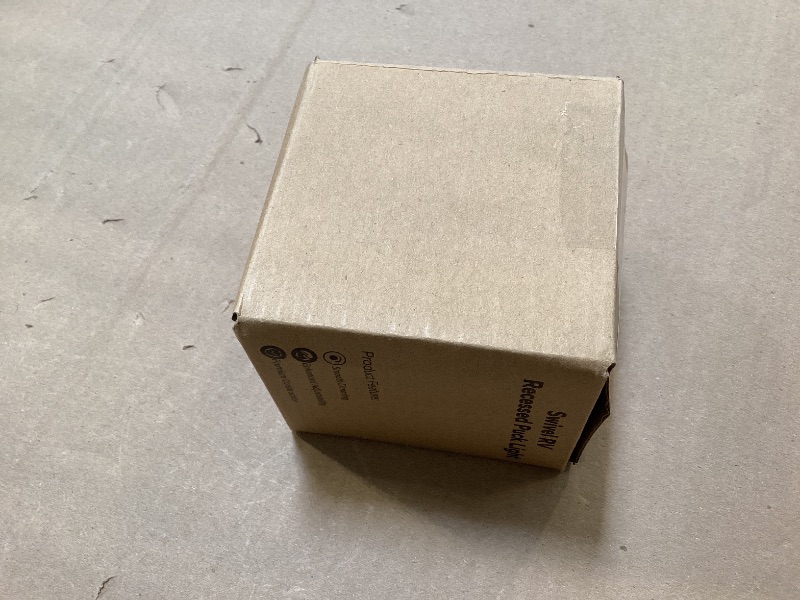 Photo 1 of Acegoo Swivel RV Light Recessed Puck Light 12V LED Spotlight RV Interior Light, 36° Beam Angle Vertical 70° Adjustment,Full Aluminum Downlights,Diameter 2-3/4 Inch(Black/3000K 2Pcs)