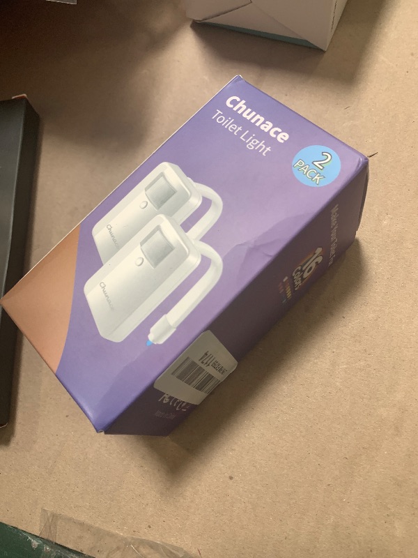 Photo 1 of 2 Pack Toilet Night Lights with Motion Activated Sensor,16-Color Changing LED Inside Toilet Bowl Nightlight, Cool Stuff for Bathroom Accessories Decor, Unique Gadgets for Men and Kids Brithday Gifts