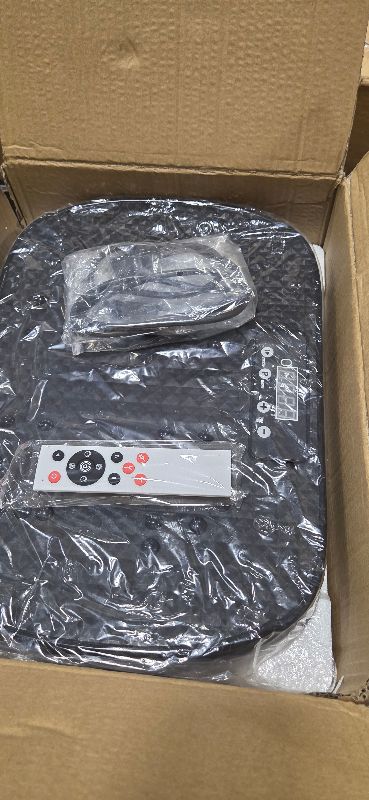 Photo 1 of JAVRYK Vibration Plate Exercise Machine with 200 Adjustable speeds and 8 Scientific auto Modes, Compact Foldable Design and Ultra-Quiet Silicone Base for Home Workouts & Lymphatic Drainage