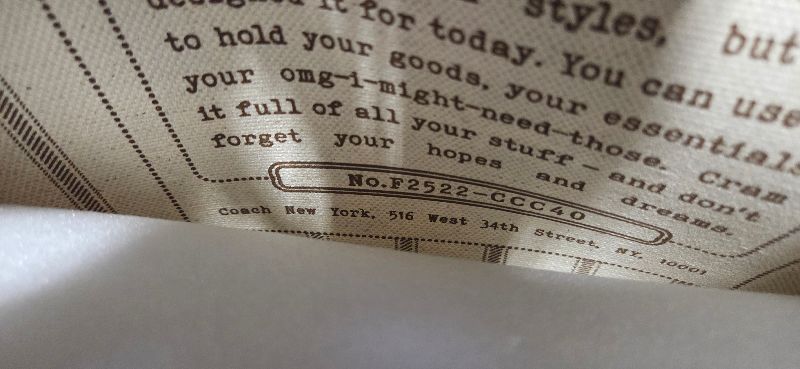 Photo 1 of Signature Coated Canvas Taxi Tote