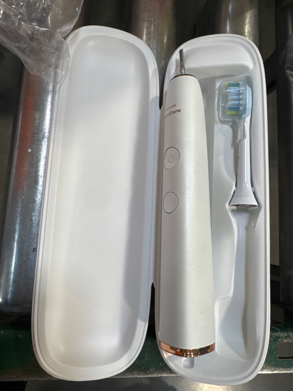 Photo 1 of Philips Sonicare DiamondClean Smart 9500 Electric Toothbrush, Sonic Toothbrush with App, Pressure Sensor, Brush Head Detection, 5 Brushing Modes and 3 Intensity Levels, Rosegold, Model HX9923/61