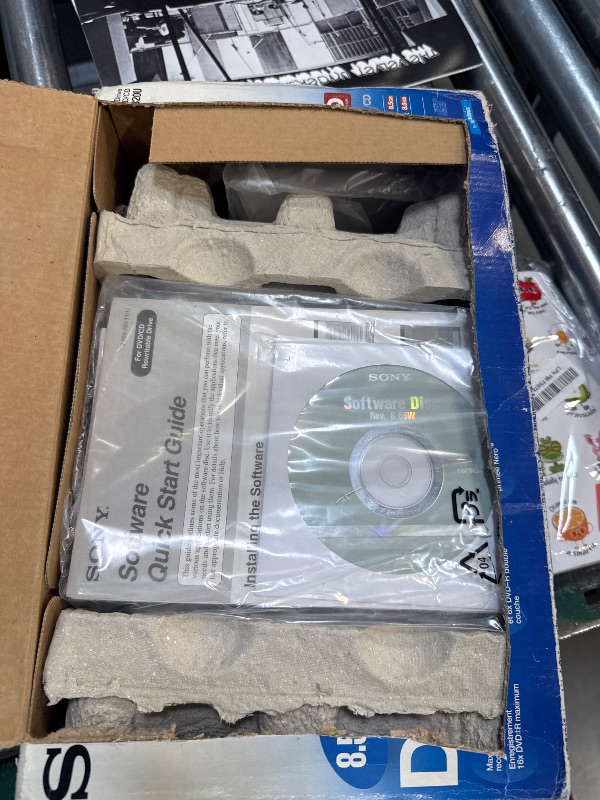 Photo 1 of Sony DRX820U External USB 2.0 DVD+R Double Layer/DVD+RW Drive