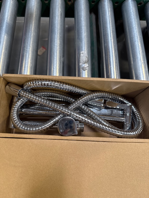 Photo 1 of Veken All Metal 10" Shower Head with Handheld, Luxurious Square Double Rain Shower Heads,Power Wash Wand,Dual High Pressure Detachable Rainfall Showerhead with Spray Combo,Extension Arm,Chrome,Sliver