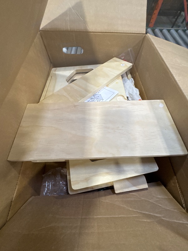 Photo 1 of Toddler Kitchen Step Stool, 4 in 1 Foldable Learning Tower with Blackboard and Star Number Clock, Standing Step Stool Toddler Tower for Bathroom Sink, Kitchen Counter