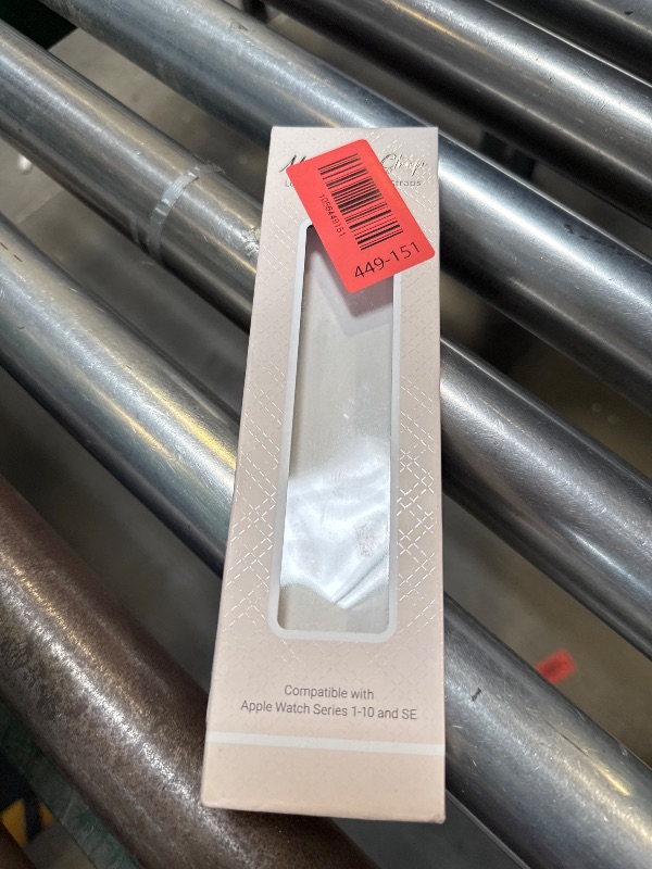 Photo 1 of My Pretty Strap- Compatible Apple Watch Band - Stainless Steel iWatch Strap for Women- Adjustable Strap (5.4" - 9.4") - Series 1-11, SE & Ultra (38/40 41/42/44/45/49) - Gold, Silver -Jasmine