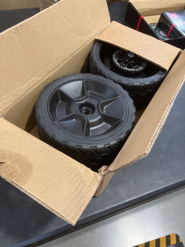 Photo 1 of 4 Pack Lawn Mower Wheels Kit with 8 Inch Rear and Front Wheels for Honda HRN216, HRN216 VKA, HRN216 VLA, HRN216 VYA Push Mower Wheel Tire Replace# 42710-VR8-N00ZA, 44710-VR8-N00ZA