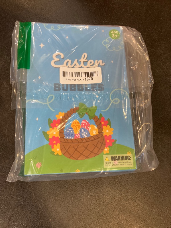 Photo 1 of 24 Pack Easter Mini Bubbles Wands Party Favors for Kids, Spring Toys Gifts Basket Stuffers for Toddlers, Non Candy Easter Goody Treat Bag Fillers for Boy Girl, Small Trinket Prize for Classroom School