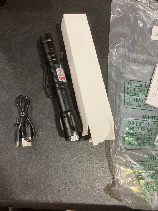 Photo 1 of [1 Packs] Professional Rechargeable Green Laser Pointer High Power Green Beam Laser Light Long Distance Range For TV/LED/LCD Screens Tactical Flashlights Presentation Office/Outdoors/Astronomic [002]