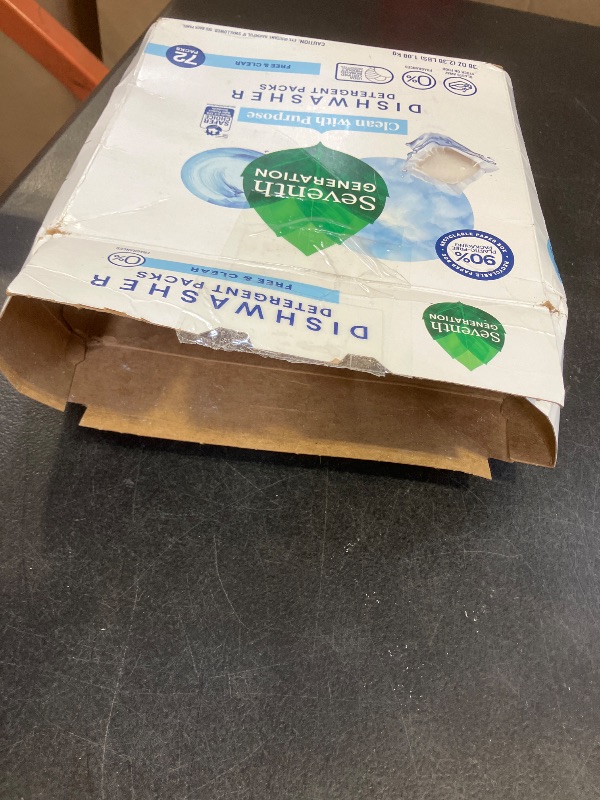 Photo 1 of Seventh Generation Dishwasher Detergent Packs for sparkling dishes Free & Clear Dishwasher Tabs (72 Count)