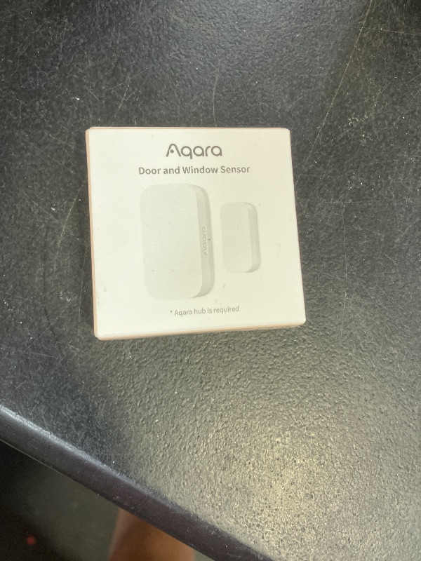 Photo 1 of Aqara Zigbee Door and Window Sensor, Wireless Contact Sensor, Home Automation, Requires Aqara Hub (not 3rd-Party), Zigbee Connection, Kid Safety, Compatible with Apple HomeKit, Alexa, IFTTT