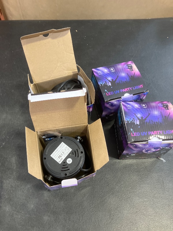 Photo 1 of 4 pack led uv party lights