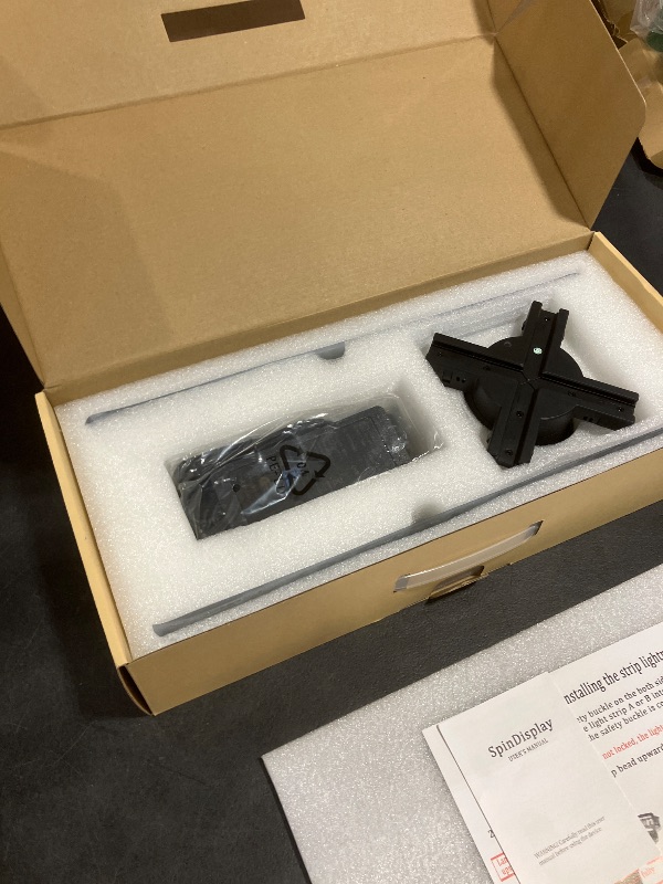 Photo 1 of 3D Hologram Fan, 31.5 Inch Hologram Fan 2000*928PX Hi-Resolution 928 HD LED Beads Holographic Fan, Holographic Video Advertising Projector Support APP+Bluetooth Audio+WIFI (80CM)