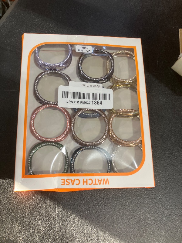 Photo 1 of RICHONE [12Pack] Bling Case Compatible with Samsung Galaxy Watch 8 (2025) 40mm Screen Protector, HD Full Protection Flexible TPU Watch Bumper Cover Accessories for Samsung Watch 8 40mm