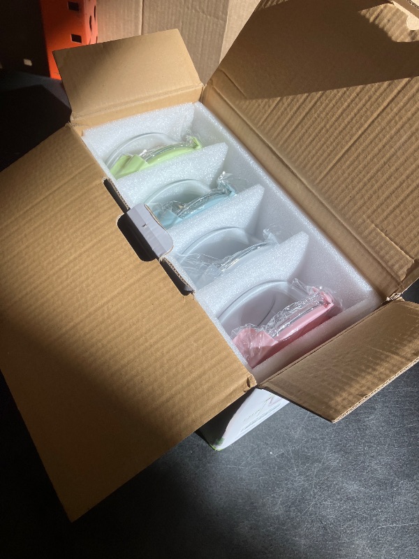 Photo 1 of 20oz Food Storage Containers with lids Set, Airtight 2.5 Cup Glass Meal Prep Containers, Heat-Resistant BPA-Free Glass Containers for Soup Leftover, Microwave, Dishwasher Freezer Safe (4 Packs)