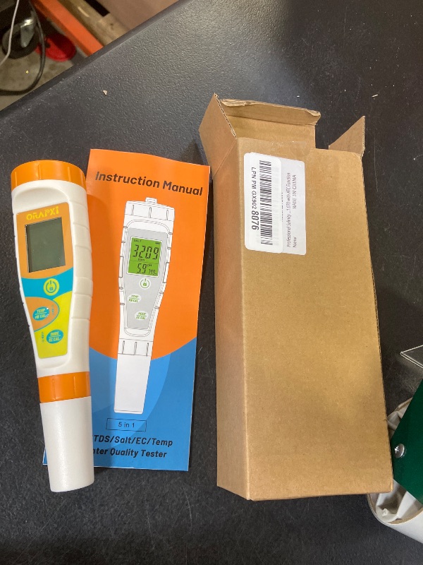Photo 1 of 5 in 1 Pool Salt Tester pH Meter and pH Meter Salinity Tester for Saltwater Aquarium
