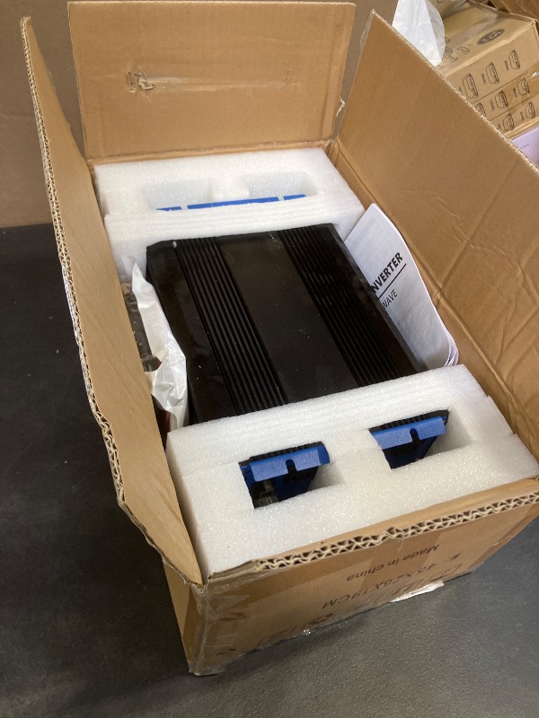 Photo 1 of 4000W Pure Sine Wave Power Inverters DC 12V to AC 110V 120V with Type-C 4 AC Outlets Dual USB Ports Terminal Blocks LCD Display Wireless Remote Controller for Home RV Solar System Car
