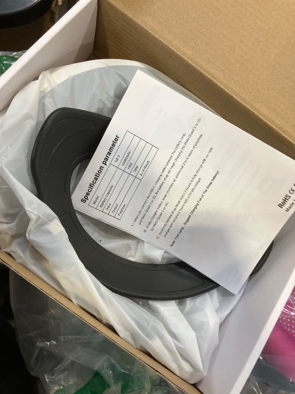 Photo 1 of 10000mAh Battery Head Strap for Meta Quest 3/3S - Elite Strap with Battery Pack Accessories Fast Charger to Extend Quest 3/3S 2-4H Playtime - VR Stocking Stuffers for Men - Mens Stocking Stuffers