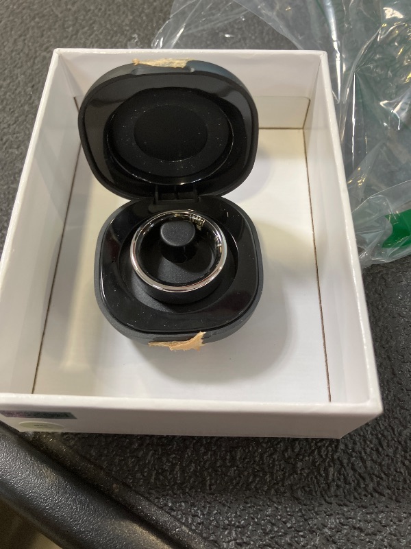 Photo 1 of Smart Health Rings for Women Men, Fitness Tracker with Heart Rate, Blood Oxygen, HRV, Sleep Tracker, Step Tracker, No Subscription Fee, IP68 Waterproof Smart Ring for iphone & Android (Silver, 9)