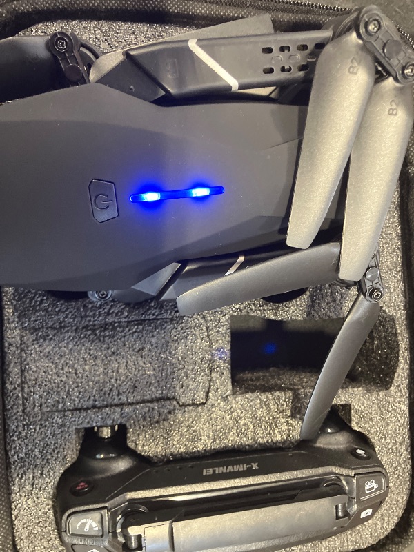 Photo 1 of X9 4K GPS Drone with Camera for Adults Beginners, Foldable FPV RC Quadcopter, Optical Flow Positioning, Auto Return, Follow Me, Trajectory Flight, 3D Flip, Modular Batteries