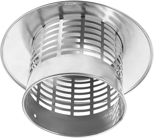 Photo 1 of KICHOUSE Chimney Rain Cap Weatherproof Roof Ventilation Cover for Exhaust Systems Stylish Circular Design for Dirt Prevention and Odor Elimination Rainproof Protector