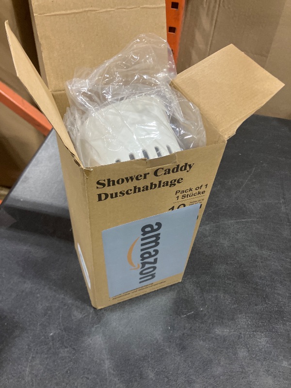 Photo 1 of LEVERLOC Shower Caddy Suction Cup, Shower Organizer Removable Bathroom Shelf, Storage Suction Powerful Max Hold 22lbs Bathroom Caddy Waterproof Holder, White