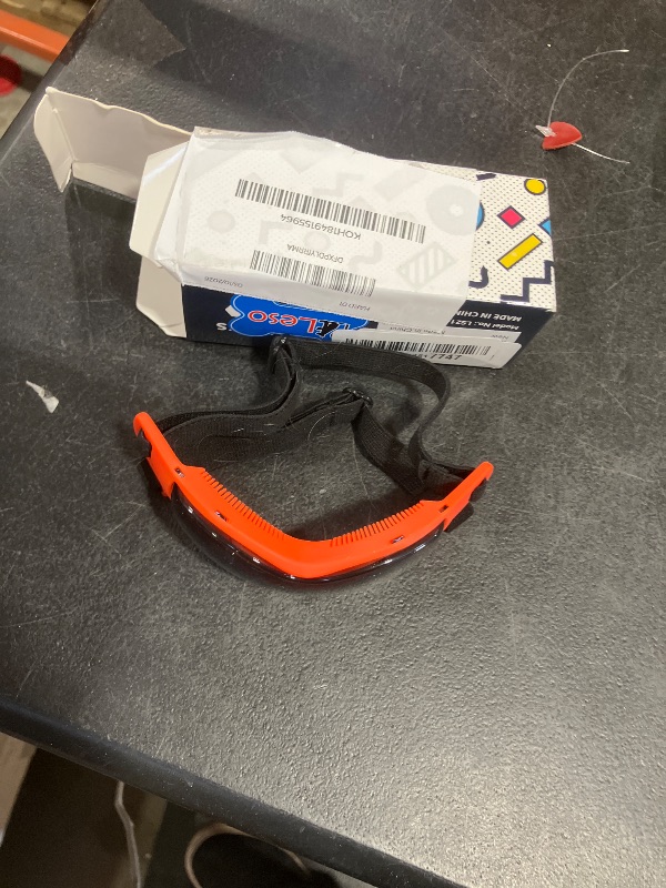 Photo 1 of PETLESO Dog Goggles Small Breed, Dog Sunglasses UV Protection Puppy Eyewear for Small Pet Outdoor Riding Driving, Orange S