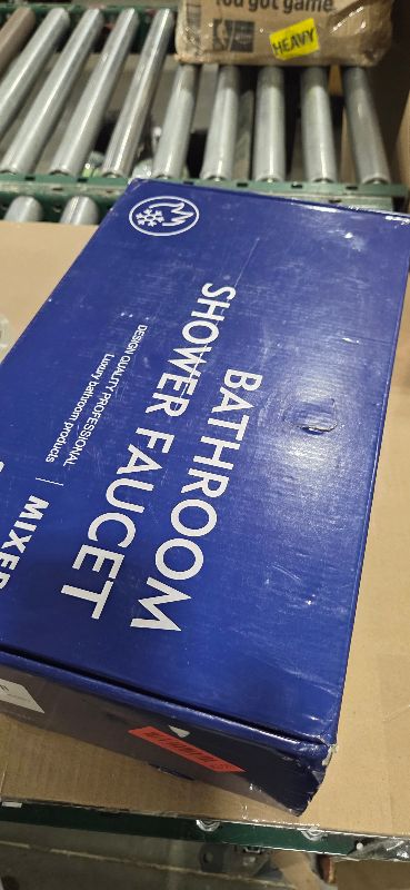 Photo 1 of 2 Handles Tub Shower Faucet Set Shower System with Tub Spout Bathtub Faucet Set Shower Tub Combo Set Complete Tub and Shower Trim Kit Brushed Gold