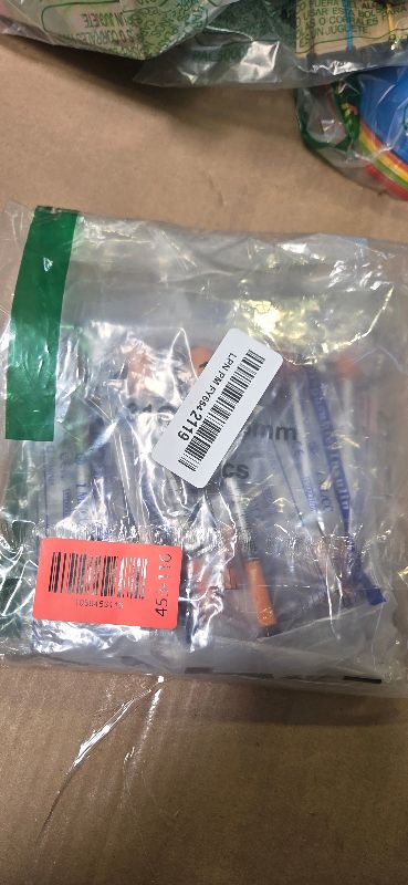 Photo 1 of 1ml Syringe with Cap, 31G 1/4" 6mm 1cc Syringes, Disposable Individual Package, Pack of 20
