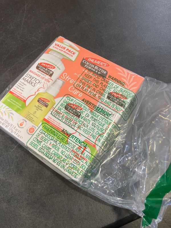 Photo 1 of Palmer's Cocoa Butter Formula Pregnancy Skin Care Kit for Stretch Marks and Scars, Dermatologist Approved, Gift for Mom to Be, 4 Piece Full Size Set