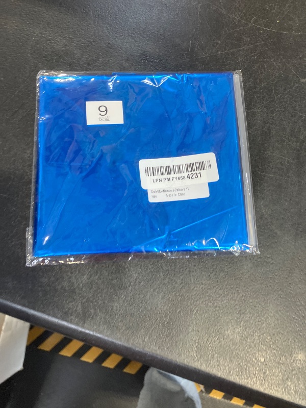 Photo 1 of 40 Inch Navy Blue Numbers Balloons Digital 9 Balloons Decorations for 9th 19 90 Birthday Party, Engagement, Wedding