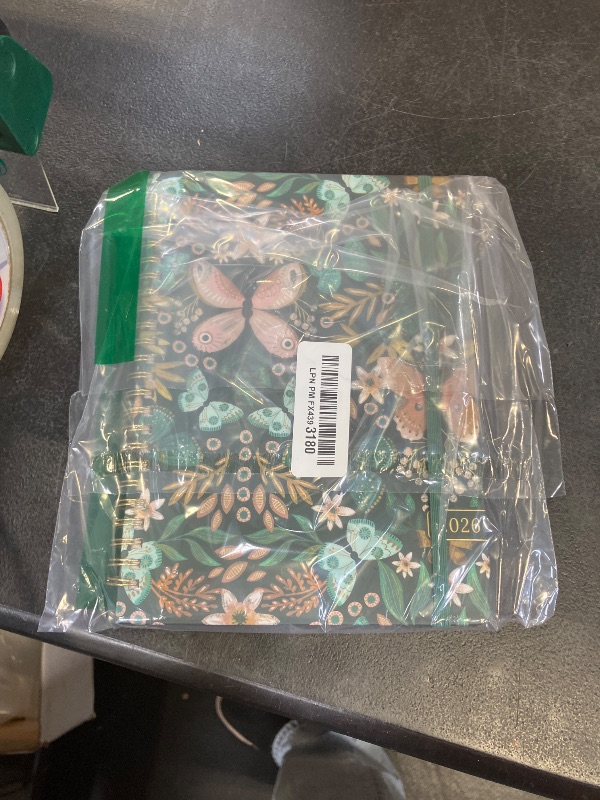 Photo 1 of 2026 Planner, Weekly and Monthly Calendar Planner for Women, Jan 2026 - Dec 2026, Hardcover Planning Agenda book with Tabs, Spiral Bound, Inner Pocket, Perfect for School Office Supplies, 6.3" x 8.5" - Butterfly