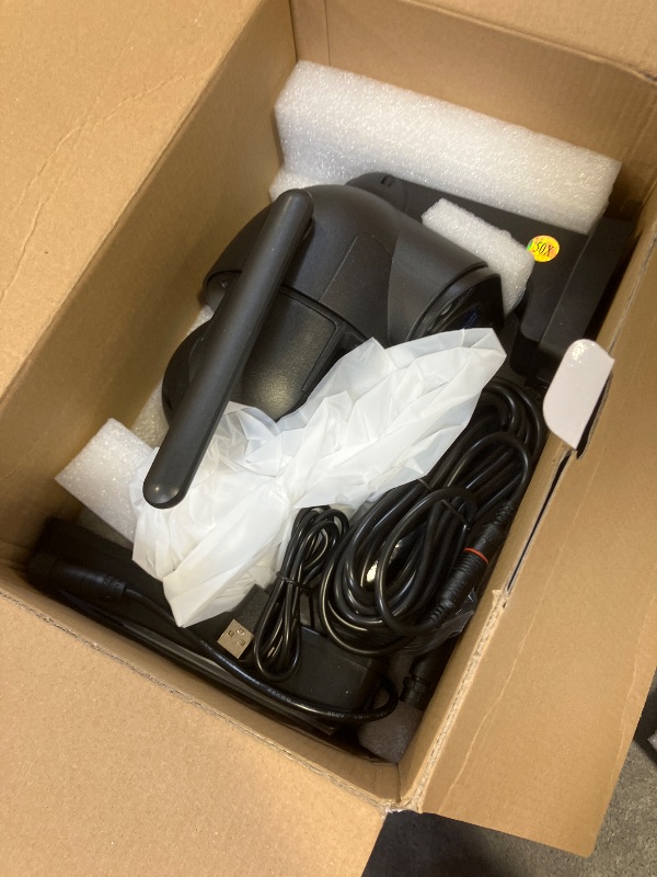 Photo 1 of INQMEGA 4G LTE Solar Security Camera, 50X Optical Zoom, 6MP Dual-Screen Wireless Camera with Color Night Vision, PIR Motion Sensor, 2 Way Talk, Include 4G Card