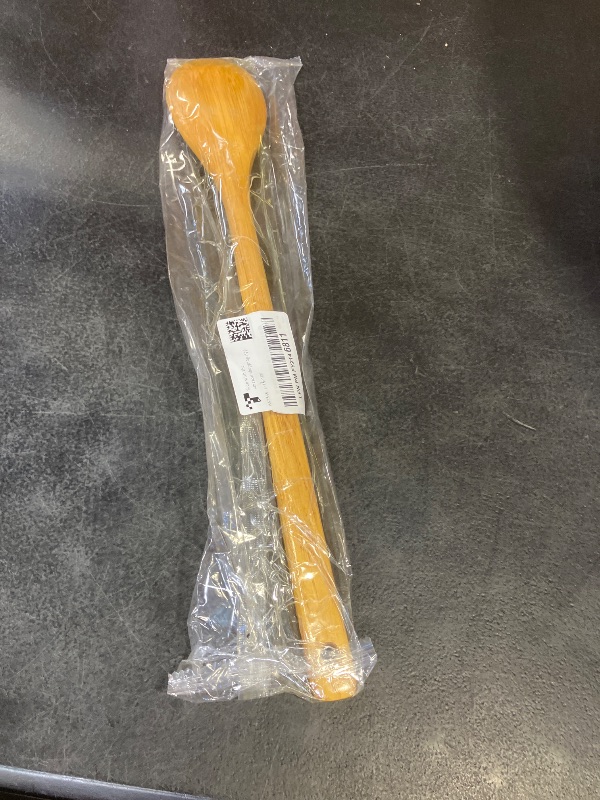 Photo 1 of 17-inch Large Wooden Spoons for Cooking, Long Handle Wooden Cooking Spoon Mixing Spoon Non Stick Cookware Tasting Stirring Bamboo Spoons for Stirring, Mixing, Canning in Big Pots