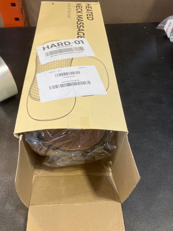 Photo 1 of 3-in-1 Neck Massager for Pain Relief Deep Tissue with Heat, Portable Memory Foam Cervical Massager Pillow with Traction for Neck Hump Comfort & Shoulder Relaxation at Home/Office/Travel (Corded)