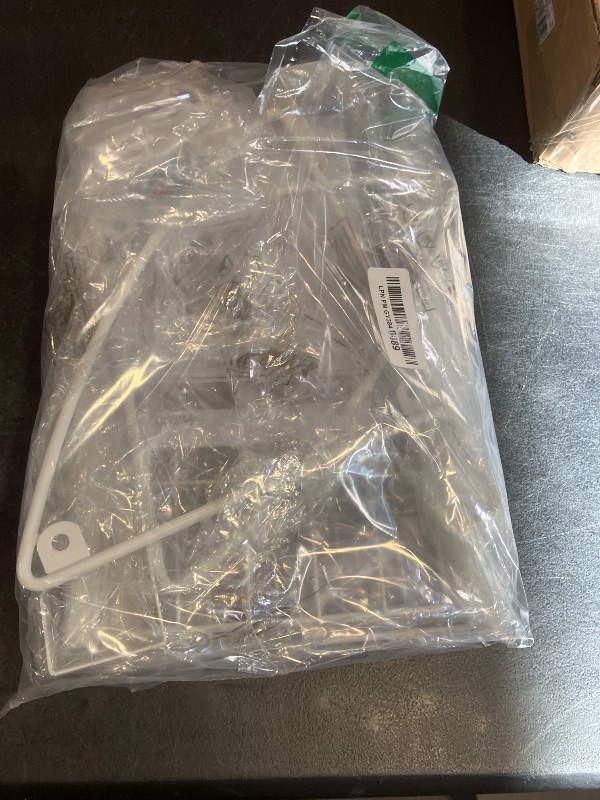 Photo 1 of Tajsoon Over Door Clothes Hanger with Storage Rack and 6 Hooks, Extended Over The Door Clothes Rack for Hanging Coat for Bathroom, Bedroom, Living Room, White