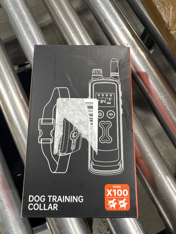 Photo 1 of Dog Training Collar, Dog Shock Collar with Remote Control, Electric Shock Collar with 4 Training Modes, IP68 Waterproof Rechargeable e Collar for Large Medium Dogs with Beep Shock and Security Lock