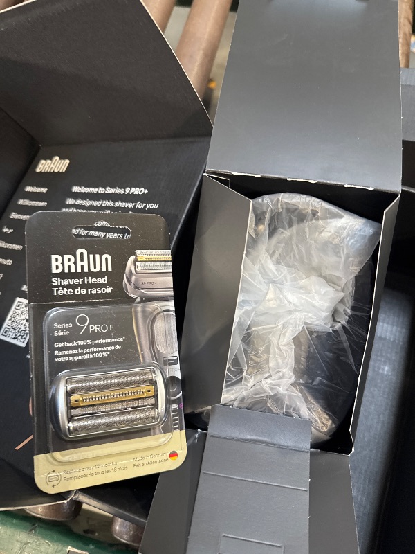 Photo 1 of Braun Series 9 PRO+ Electric Shaver, Pro SensoAdapt, 6in1 SmartCare Center, Wet & Dry Razor, 9660CCPS, Black