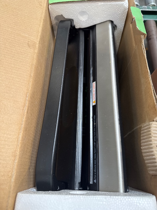 Photo 1 of Bonsenkitchen Vacuum Sealer Machine, Globefish Technology for Perfect Vacuum Sealing, Powerful Low-Noise Food Vacuum Sealer with Easy Handle Design, Built-in Cutter & Bag Storage, 1 Bag Roll & 10 Bags