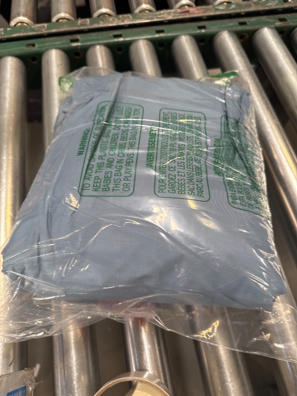 Photo 1 of Entisn Pure Cotton Sheets Queen Size Bed Set 4 Pieces, 400 Thread Count Cotton Sheet Set with All Around Elastic for Snug Fit, All Seasons Breathable & Soft Bedding, 16 Inch Deep Pocket, Dusty Blue