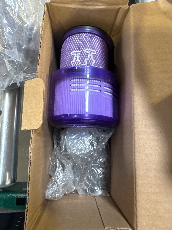 Photo 1 of 25.2V 6000mAh V11 SV14 Battery Replacement, Screw-Mounted Version Compatible with Dyson V11 Absolute/Complete/Animal/Torque Drive Cordless Vacuums, with 1 Post HEPA Filter, 1 Brush and Screwdriver