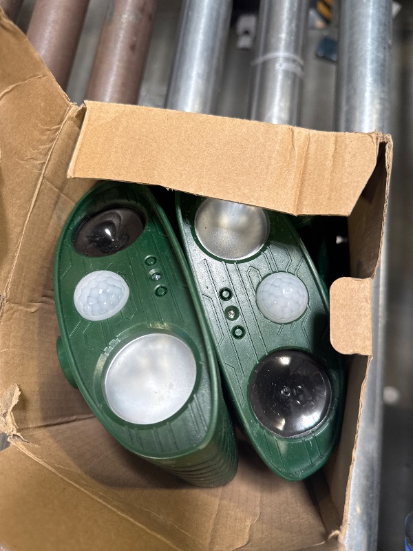 Photo 1 of 2025 Solar Animal Repellent Ultrasonic Animal Repeller Outdoor Deer Repellent Waterproof with Motion Detection Cat Deterrent Rabbit Raccoon Dog Squirrel Coyote Skunk Repellent for Yard Garden