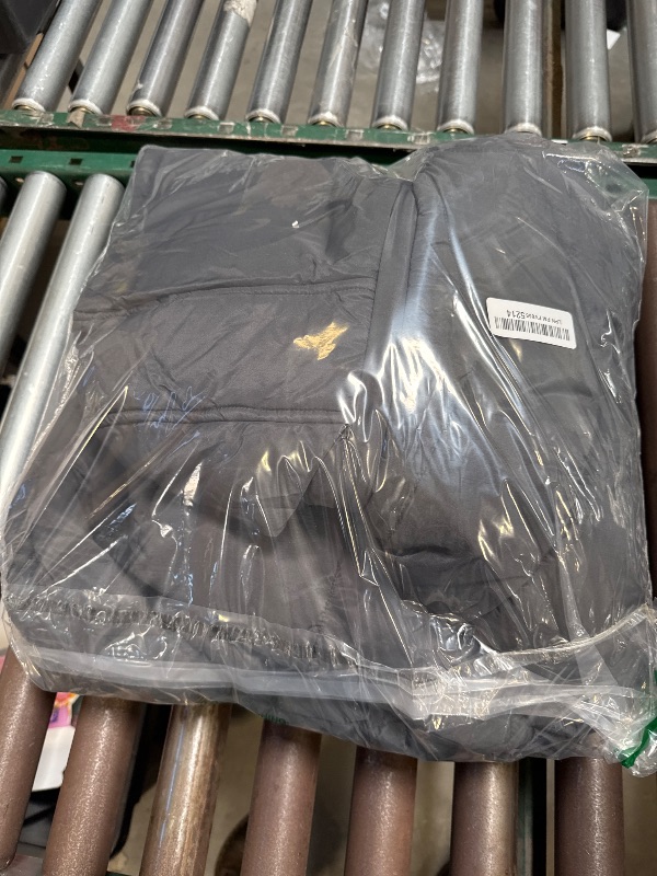 Photo 1 of Reebok Mens Winter Jacket - Thick Heavyweight Ski Winter Coat - Warm Insulated Quilted Hooded Puffer Coat for Men, Size Medium, Charcoal